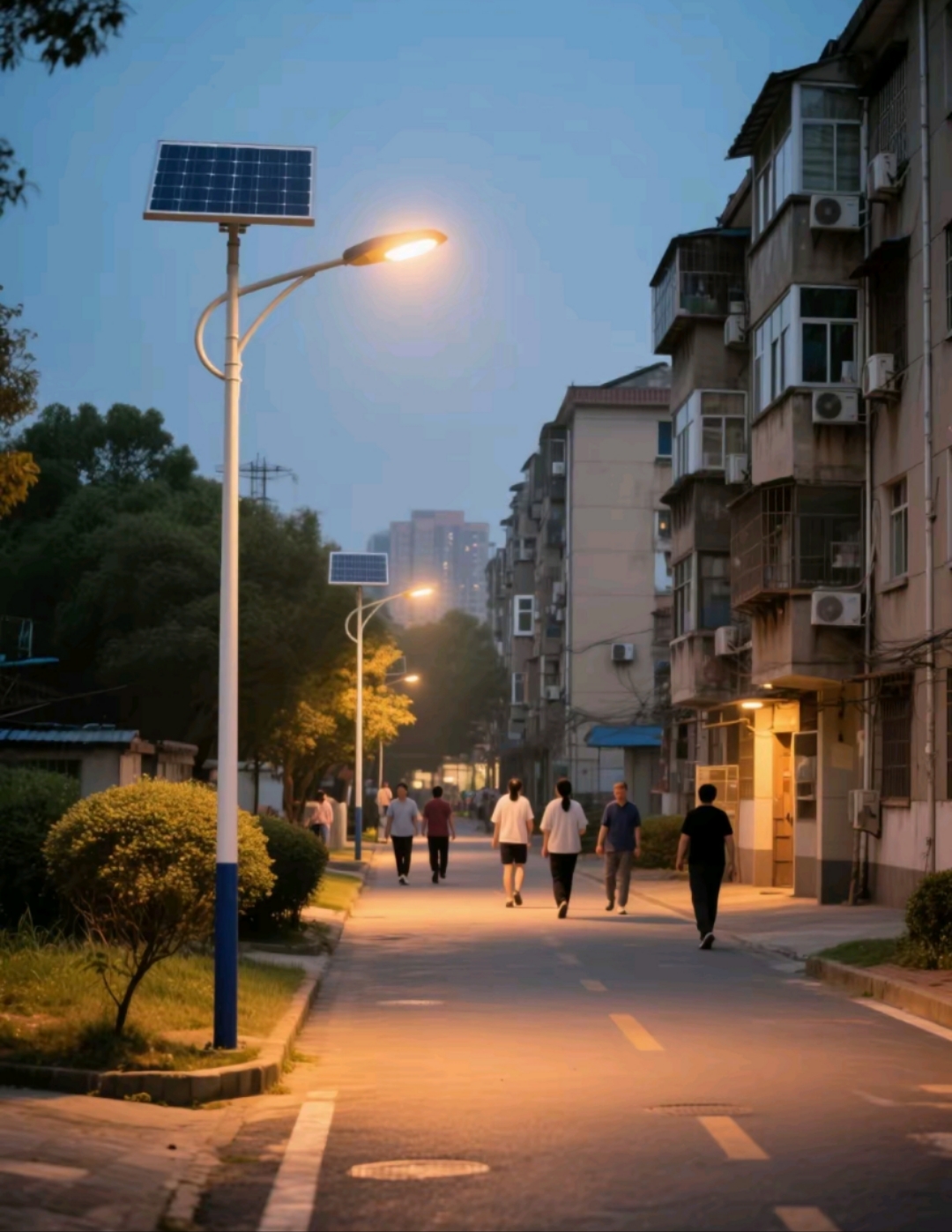 点亮黑夜新选择   ，太阳能路灯让节能照明触手可及